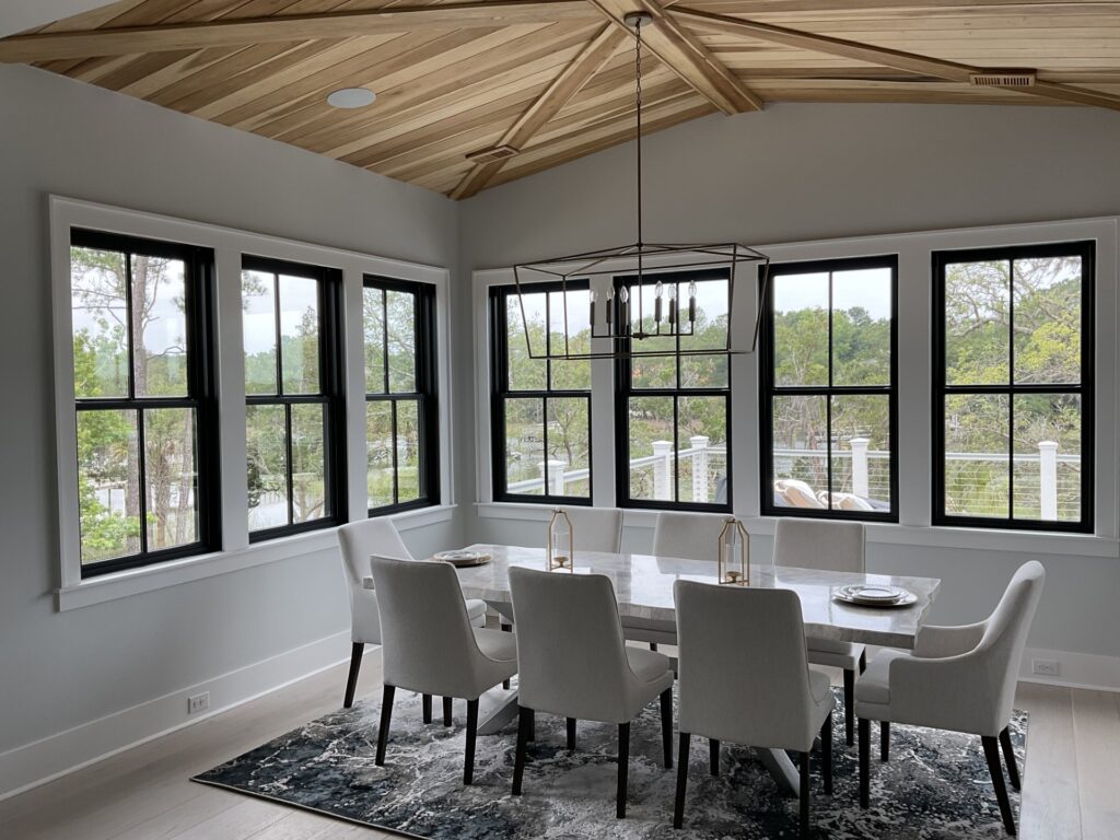 Transitional window film on a house in Park West, Mount Pleasant