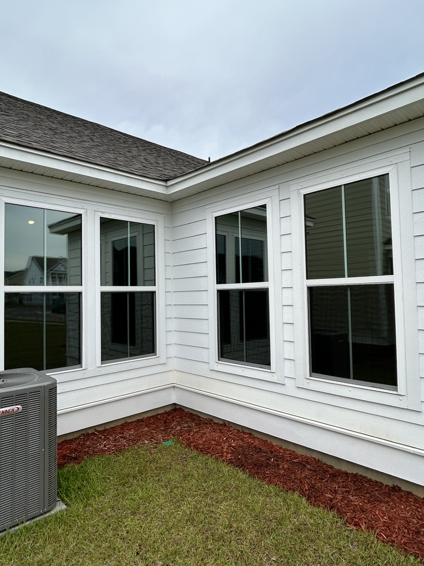 Window tinting on a home in Summerville, SC